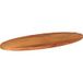 Plateau de table ovale en bois d'acacia massif 110x50x3,8 cm