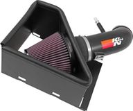 K&N High Performance Air Intake Kit compatibel met Dodge Ram 2500/3500 6.4L V8 2014-2018 - Zwart (77-1568KTK)