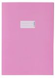 HERMA 7048 papieren schriftenveloppen, DIN A4, schrifthoezen met tekstveld, van krachtig gerecycled oud papier en rijke kleuren, set van 10 boekbeschermers voor schoolschriften, roze