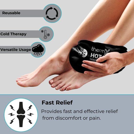 ThermX Hot/Cold Therapy Pack Zwart