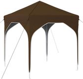 vidaXL - Pop-up - Feesttent - 194 x 194 x 245 cm - Taupe