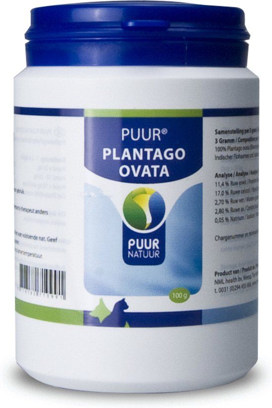 Puur Plantago Ovata Hond/Kat - 100 g