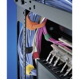 HellermannTyton Klittenband kabelbinder Om te bundelen Haak- en lusdeel (l x b) 150 mm x 12.5 mm Zwart 10 stuk(s)