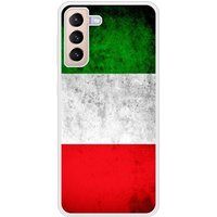 Samsung Galaxy S21 Drapeau italie Verstevigd hoesje met sublimatie bedrukking