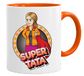 Acen Merchandise Tata Mok, Super Tata, originele mok, cadeau voor verjaardag, Pasen, keramiek, 350 ml, origineel cadeau-idee