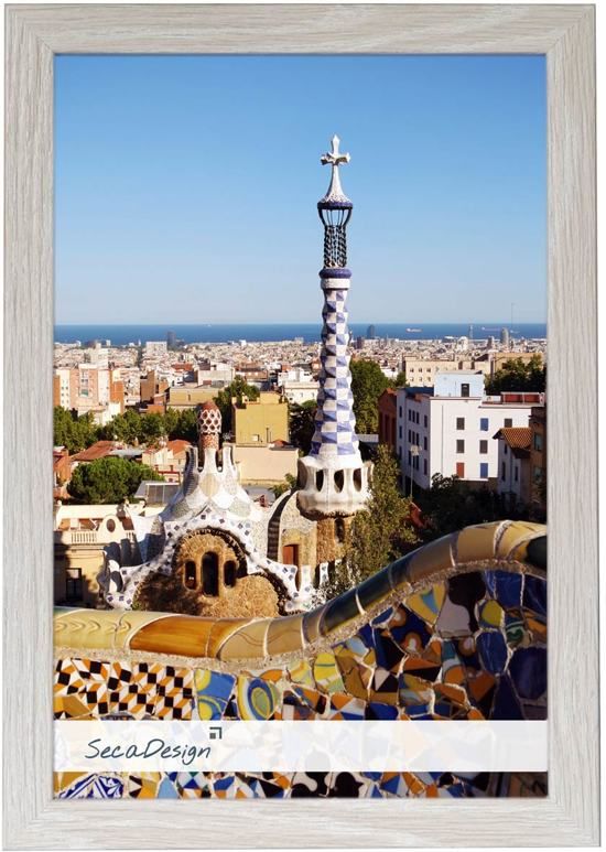 SecaDesign Anima Fotolijst Hout - Fotomaat 10x15 cm - Lichtgrijs