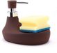 MSV MARTA Zeepdispenser – Zeephouder en Lotion Dispenser voor Badkamer Accessoires en Keuken – Elegant en Tijdloos Ontwerp