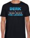 Bellatio Decorations Shoppartners Bv Derk Voornaam cadeau - The man, The myth the legend - zwart - voor heren - verjaardag - vaderdag - pensioen - geslaagd - bedankt XXL