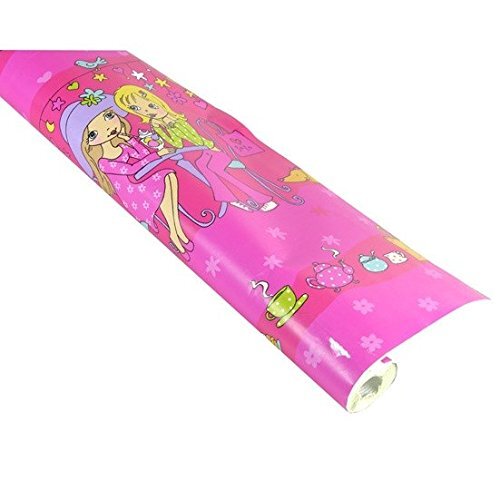 Rire et Confettis Rire et Confetti tafelkleed met wafelpatroon, 1,18 x 5 m, roze, 118 x 500