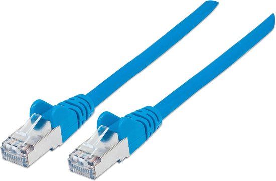 Intellinet 15m Cat6 S/FTP netwerkkabel Blauw