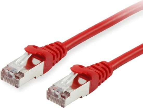Equip Patchkabel RJ45 Cat6A S/FTP PIMF Rood 10m