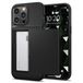 Spigen ACS04980 Slim Armor Cardslot Case hoesje voor iPhone 14 Pro - Zwart