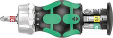 Wera Kraftform Compact RA 2 Stubby tournevis à cliquet avec magasin de bits - 6 pièces
