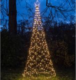Anna's Collection Boom met ster 480led flash classic warm ip44 trafo met timer d100h320 cm