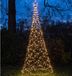 Anna's Collection Boom met ster 480led flash classic warm ip44 trafo met timer d100h320 cm