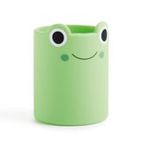 Back2Fun - Pennenhouder voor kinderen, van zachte siliconen, multifunctioneel, met schattig diermotief