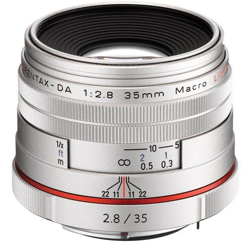Pentax HD-DA 35mm F2.8 Macro Limited Lens - Silver