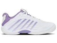 K-Swiss Hypercourt Express 3 Clay tennisschoenen voor dames, White Purple Haze Lunar Rock, 39 EU
