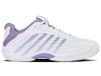 K-Swiss Hypercourt Express 3 Clay tennisschoenen voor dames, White Purple Haze Lunar Rock, 39 EU