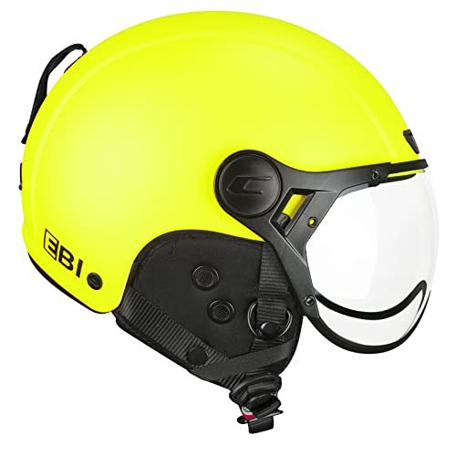 CGM EBI skihelm uniseks, volwassenen, neongeel, mat, XXS (51-52 cm)