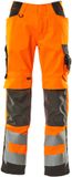 Mascot Safe Supreme Pantalon de travail avec poches genoux haute visibilité orange/gris foncé C44