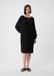 comma - Korte crêpe chiffon jurk met voering - Zwart