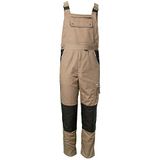 Planam tuinbroek Canvas 320, maat 48, kaki/zwart, 2135048