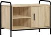 vidaXL Meuble TV 133 x 33 x 50 cm Sonoma Chêne Bois composite