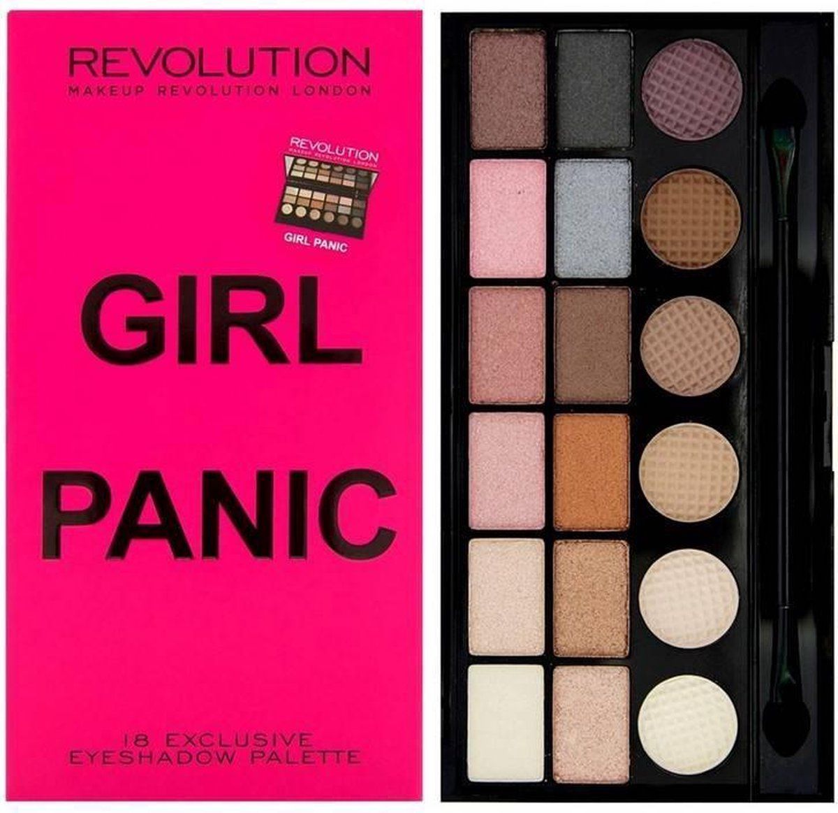 Makeup Revolution Girl Panic Eyeshadow Palette