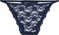 Hunkemöller String Mini Blauw Kant Gebloemd Vrouwen XS