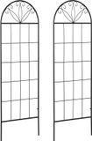 Outsunny Tuinprieel - Metaal - Zwart
