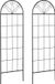 Outsunny Tuinprieel - Metaal - Zwart
