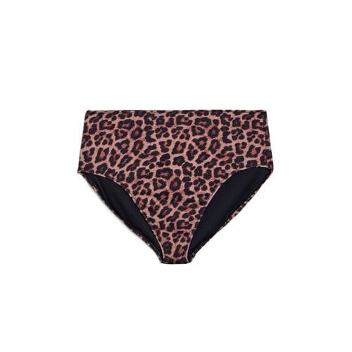 Zizzi high waist bikinibroekje CAANNE bruin