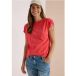 cecil Shirt met rimpels in effen kleur