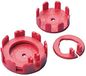 KnorrPrandell 8529159 Legevorm voor 8-sters, 4/5,5 cm, rood