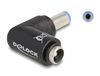 DeLOCK 80794 DC 5.5 x 2.1 Zwart Haakse Kabelconnector