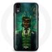 Maniacase Hoesje voor Iphone XS Loki Thor Ragnarok met Helm Fanart groen