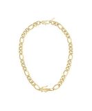 Lacoste CROCODILE Collectie Ketting Ketting in Geelgoud met Krokodilvormige Bedel