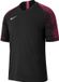 Nike T-Shirt Dri-Fit Strike Kids Zwart Vivid Pink Polyester Korte Mouw Unisex Kinderen Voetbal 140