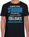 Bellatio Decorations Shoppartners Bv Ik was de trotse stagiair van de leukste en beste collegas cadeau t-shirt zwart voor heren - afscheids kado voor stagiair XXL