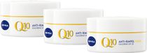 NIVEA Q10 POWER Anti-Rimpel Dagcrème voor Vrouwen - SPF 30 - 3x50 ml