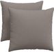 vidaXL - Zitkussens - 2 stuks - Stof - Taupe - 45 x 45 cm