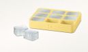 Nespresso Yuzu Ice Cube Tray, Yellow, Silicone, 9 Ice Cubes