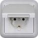 N & L 101803 Stopcontact (onderbouw) IP44 Ultra-wit