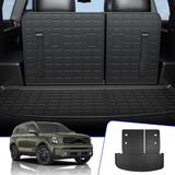 Rongtaod Kofferbakmat compatibel met Kia Telluride 2020-2024 - Kofferbakmat van TPE voor alle seizoenen, accessoires Telluride 2023 (kofferbakmat met rugmat)