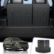 Rongtaod Kofferbakmat compatibel met Kia Telluride 2020-2024 - Kofferbakmat van TPE voor alle seizoenen, accessoires Telluride 2023 (kofferbakmat met rugmat)