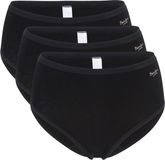 Speidel Dames slip / onderbroek 3 pack Bambus Zwart Effen L (40)
