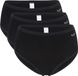 Speidel Dames slip / onderbroek 3 pack Bambus Zwart Effen L (40)