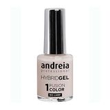 Andreia Professional Hybrid Gel Vernis à ongles - Fusion Color H74 Gris Clair en H74 Dark Grey, 10.5ml