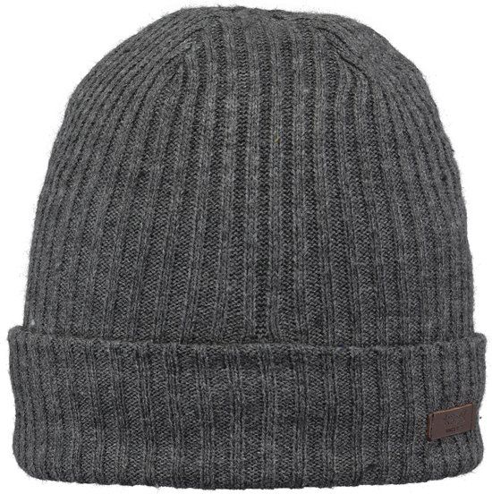 Barts Wilbert Turnup Beanie - Dark Heather - One Size
